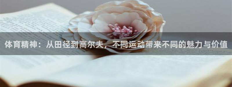必发官方正版app神州：体育精神：从田径到高尔夫，不